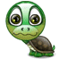 c méchan une tortue, yen a déja une qui ma mordu!!